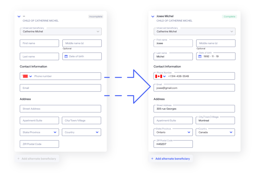 Automated Form Filling