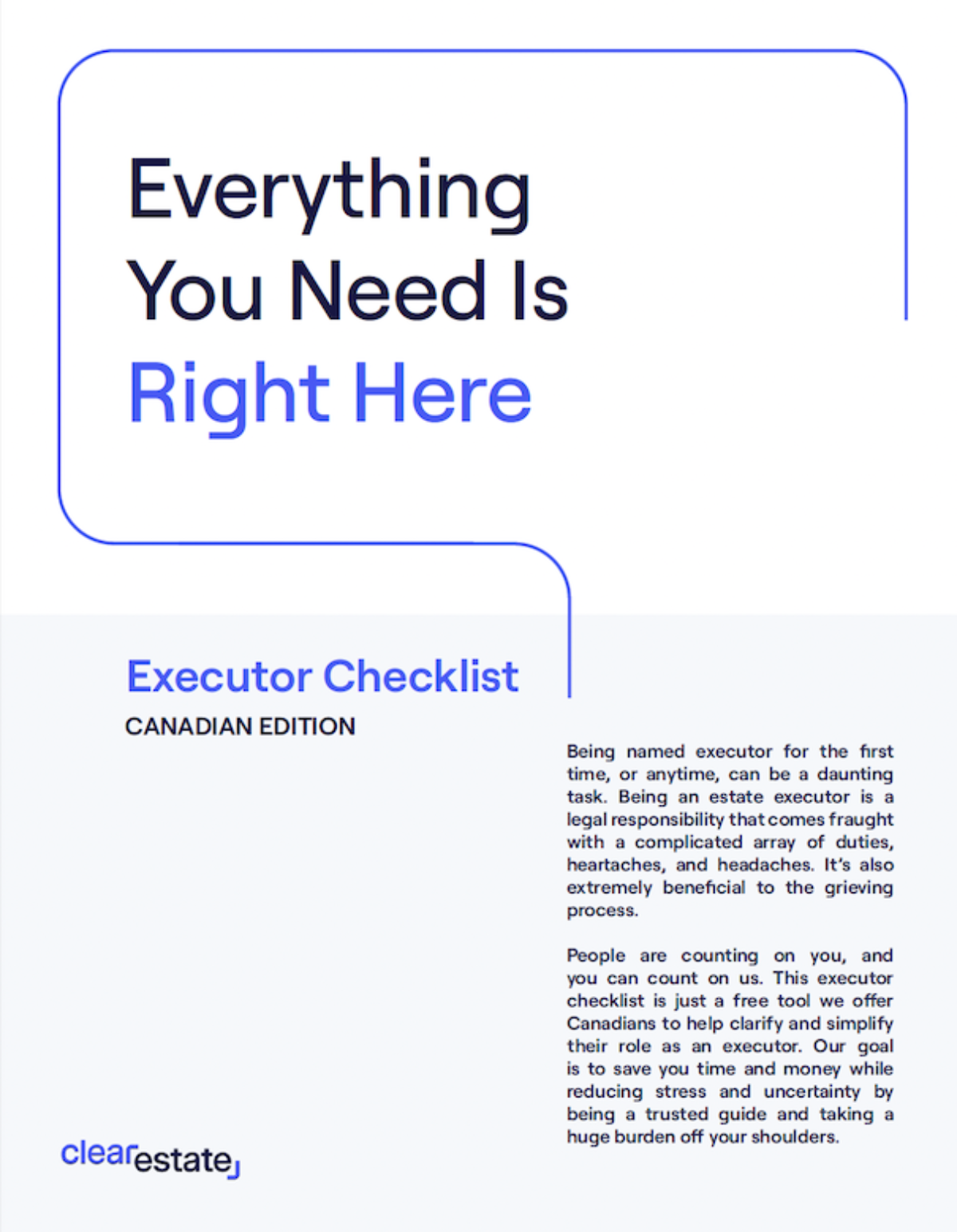 Duties of an executor in Ontario checklist