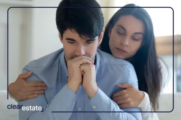 Beloved man in hard life situation