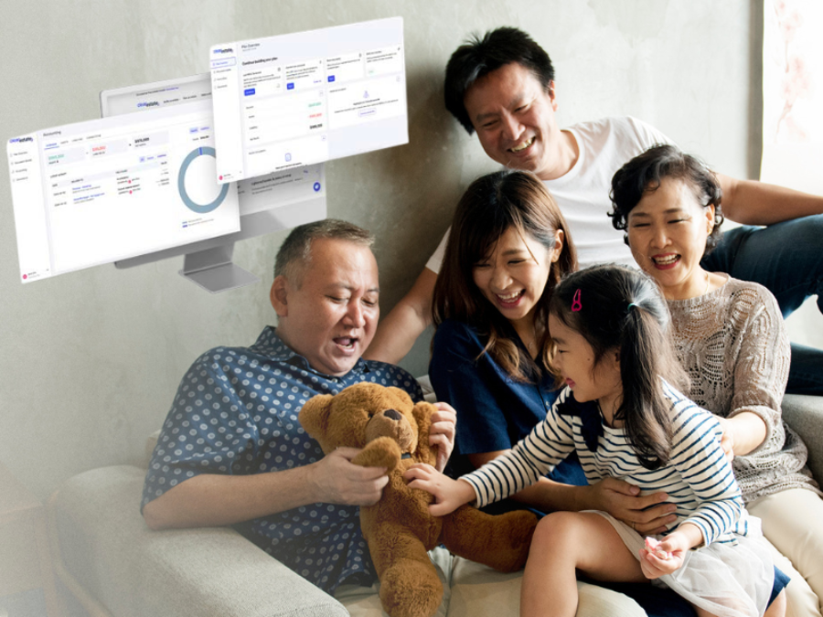 Sample family with platform image
