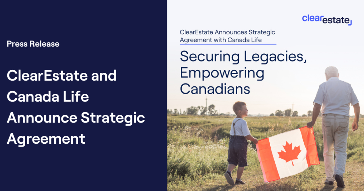 Media Post Canada Life Clear Estate Partnership Announcement ENG