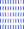 Vertical blue lines with scattered orange lines.